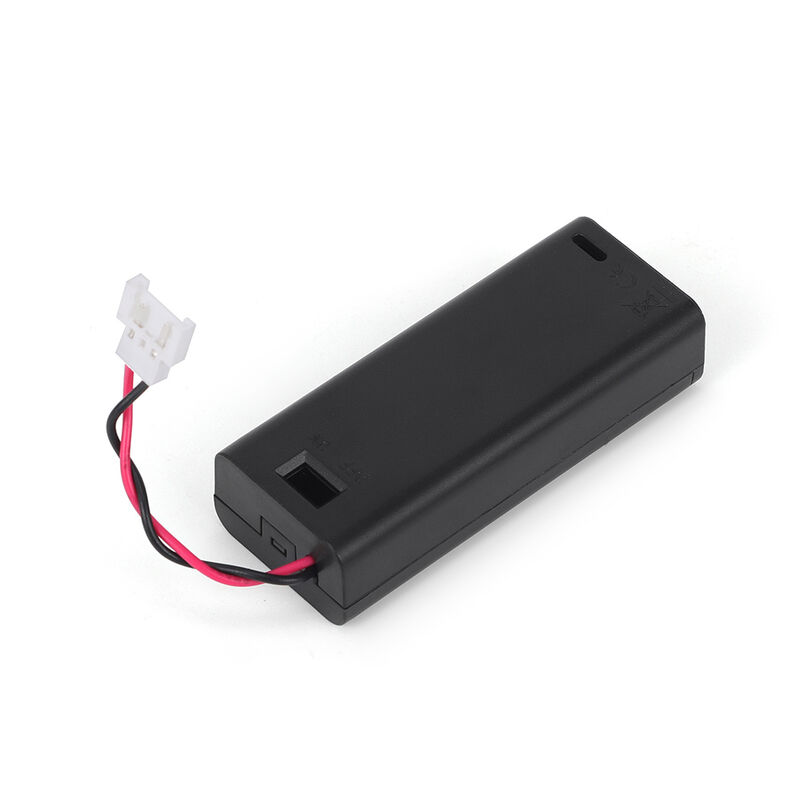 OEM / ODM 2AAA Battery Holder 3V Battery Holder With Cover , Switch And Wire Leads