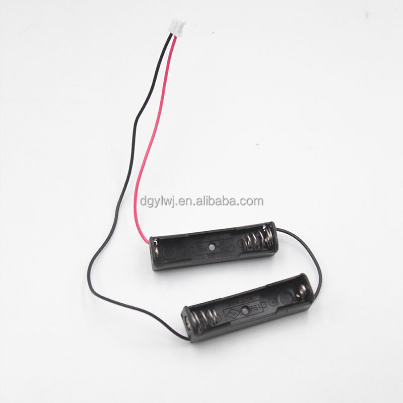 2 x Single AAA Battery Holder 3V Series Battery Holder With PH2.0 Plug