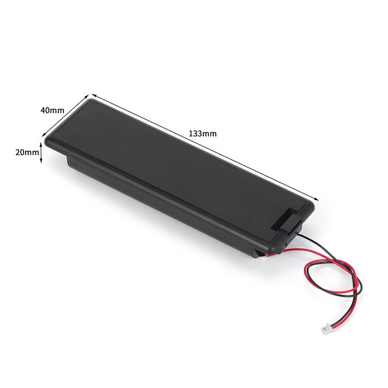 Panel Mounted 4AA Battery Holder 6V 4 AA Battery Case OEM With Wires No Switch