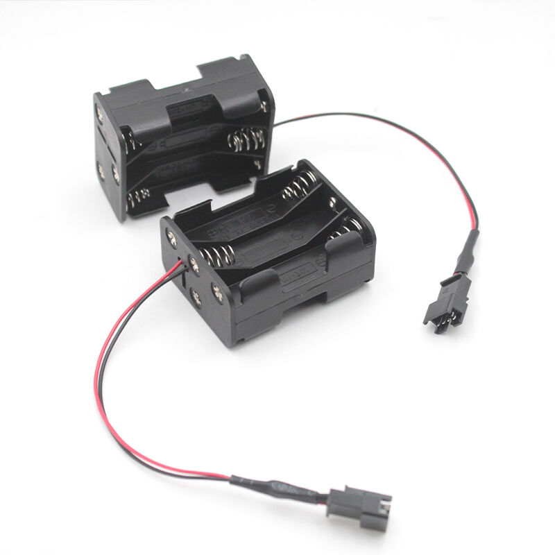 9V DC Output 6XAA Battery Holder with JST SM 4P Connector and 15cm Wire Lead
