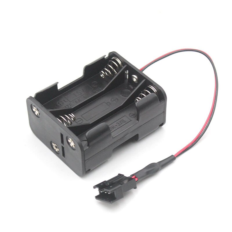 9V DC Output 6XAA Battery Holder with JST SM 4P Connector and 15cm Wire Lead