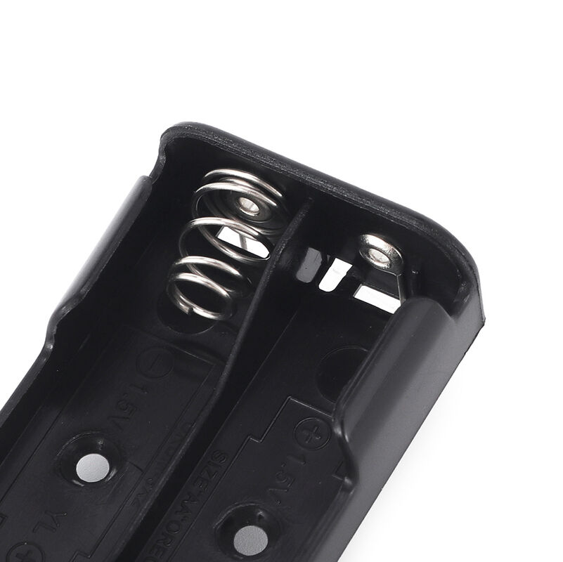 Standard Polarity AA Battery Holder Surface Mount Provides Stable Electrical Contact and Convenient Battery Replacement