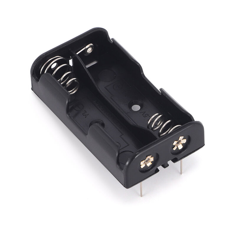 Standard Polarity AA Battery Holder Surface Mount Provides Stable Electrical Contact and Convenient Battery Replacement