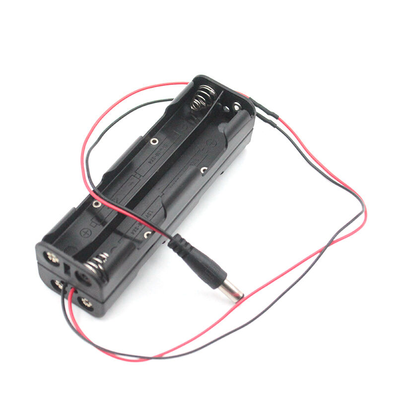 Electronics Projects 8AA Battery Holder Including 150mm Cable Length Robust Design for Electronic Circuit Power Management
