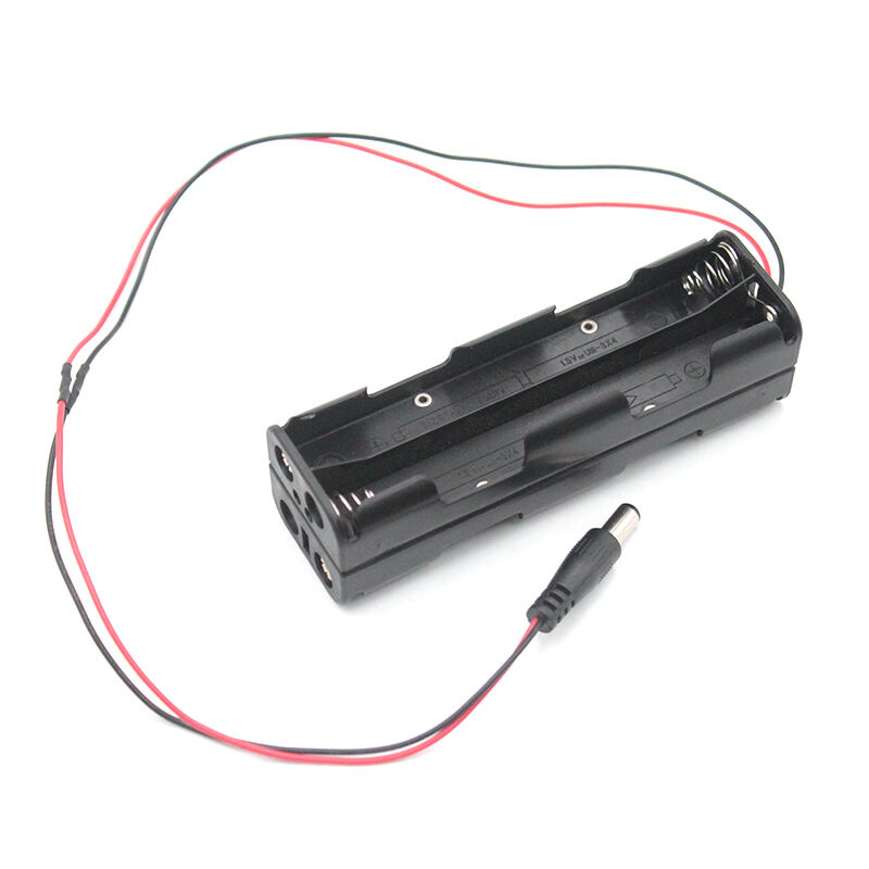 Electronics Projects 8AA Battery Holder Including 150mm Cable Length Robust Design for Electronic Circuit Power Management