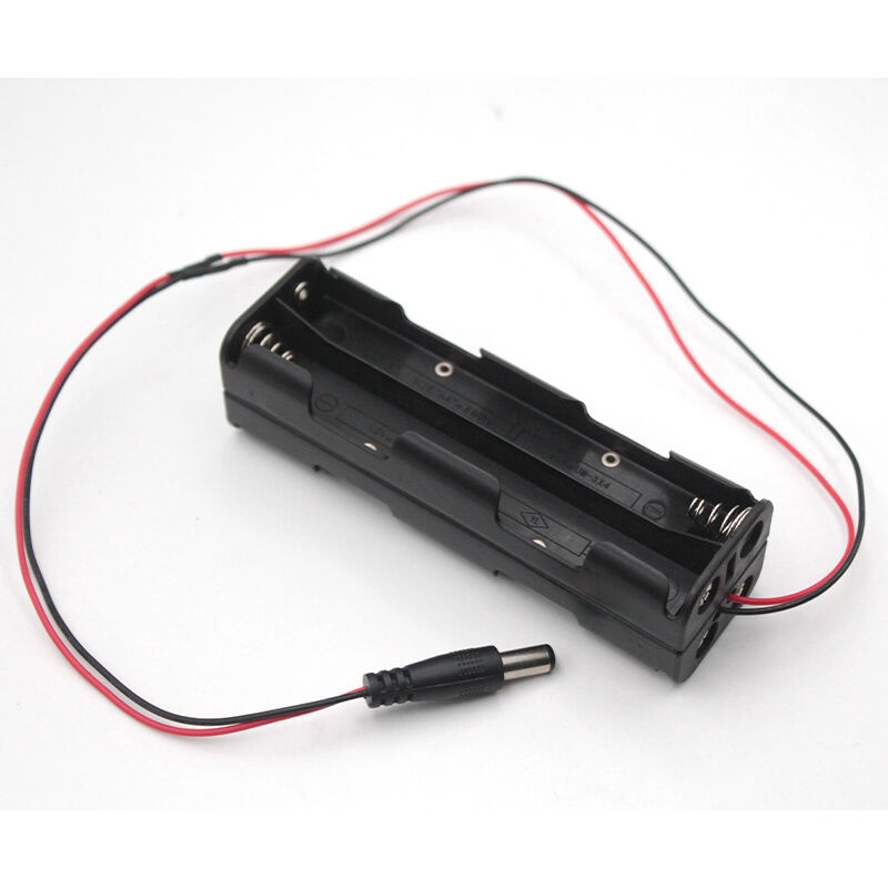 Electronics Projects 8AA Battery Holder Including 150mm Cable Length Robust Design for Electronic Circuit Power Management