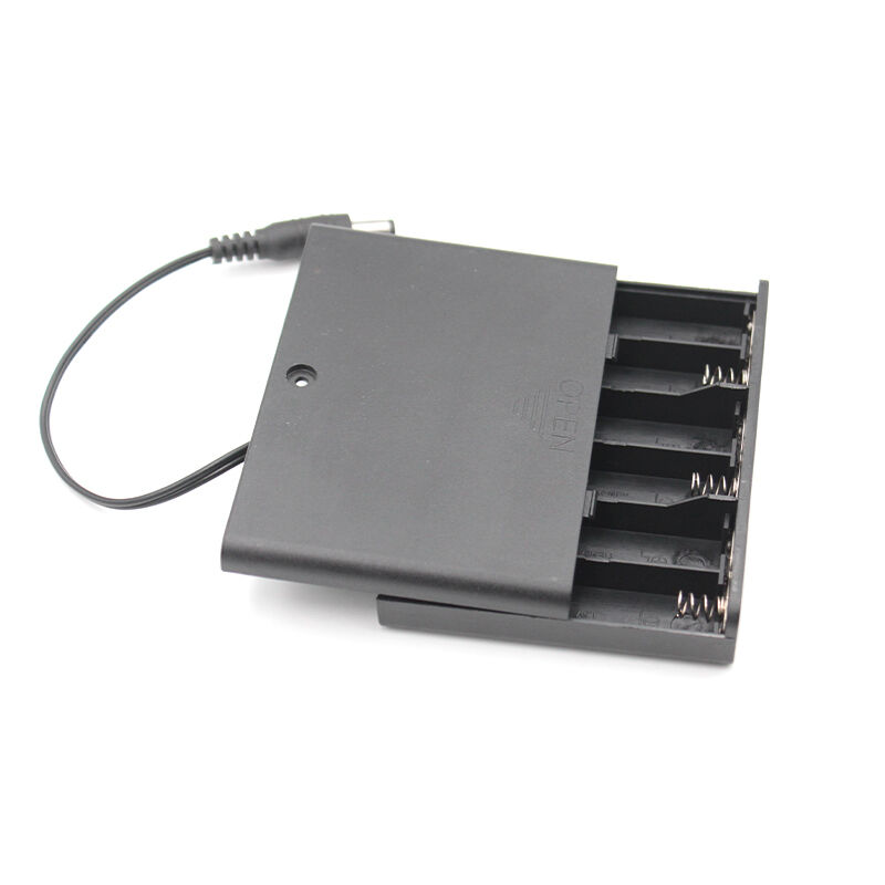 Portable Devices 6AA Battery Holder Battery Size AA Power Storage Solution for Electronic Gadgets and Portable Equipment