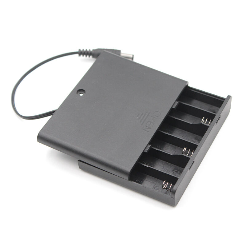 Portable Devices 6AA Battery Holder Battery Size AA Power Storage Solution for Electronic Gadgets and Portable Equipment