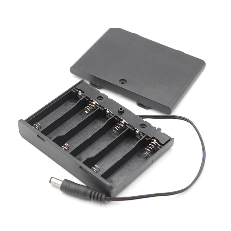 Portable Devices 6AA Battery Holder Battery Size AA Power Storage Solution for Electronic Gadgets and Portable Equipment